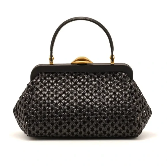 NWT Cult Gaia Zuna Small Crossbody Black! MSRP $498 - Picture 3 of 3